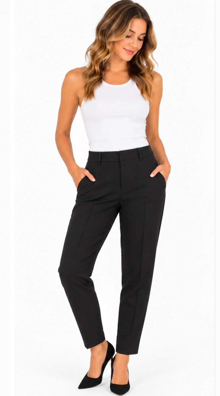 Vince Wool Blend Trouser Pants Ankle Size 6